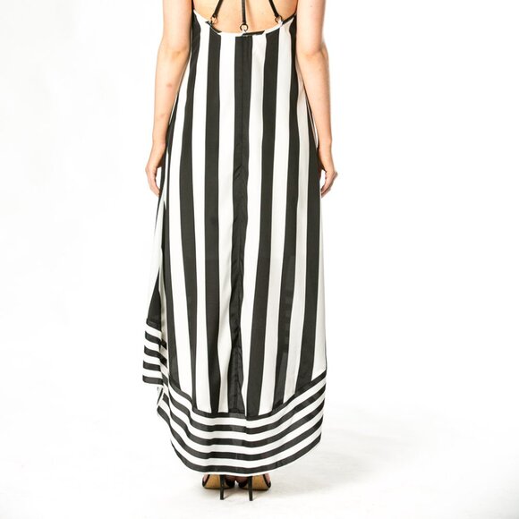 Embellished Neckline Open Back Jumpsuit - Picture 3 of 3